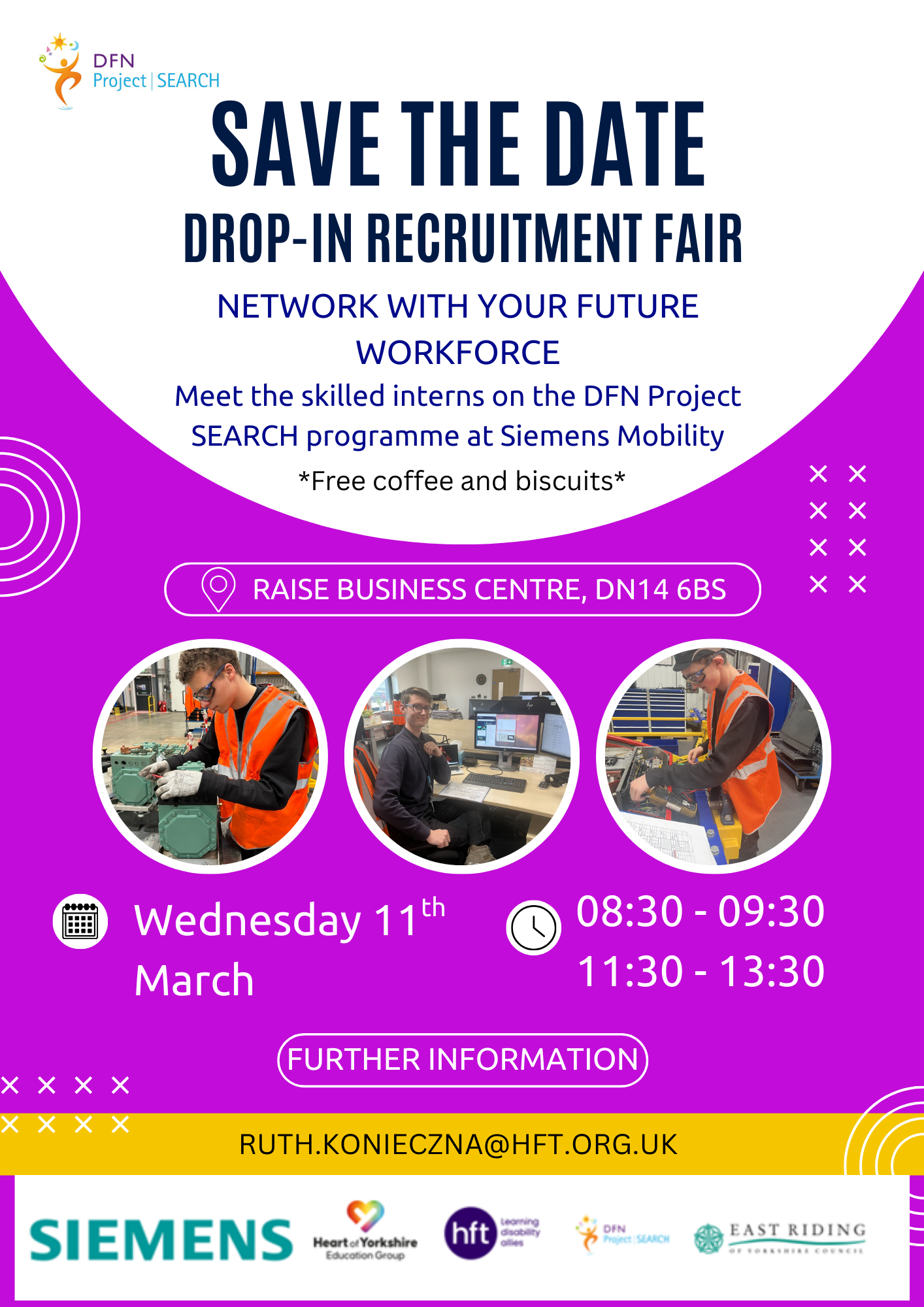 Calling all Employers - DFN Project SEARCH Drop‑In Recruitment Fair